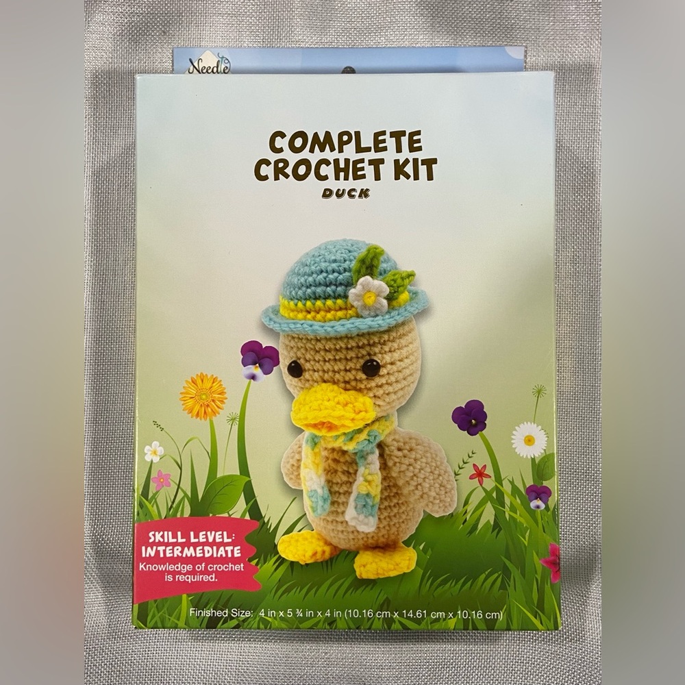 Needle Creations Complete Crochet Kit Spring  Duck - Skill Level Intermediate